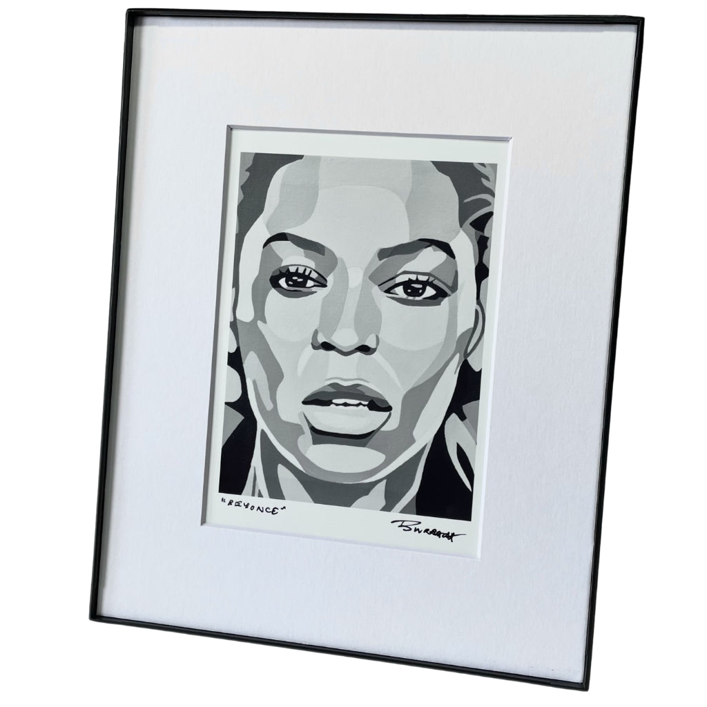 Beyonce (Black and White) 8 x 10