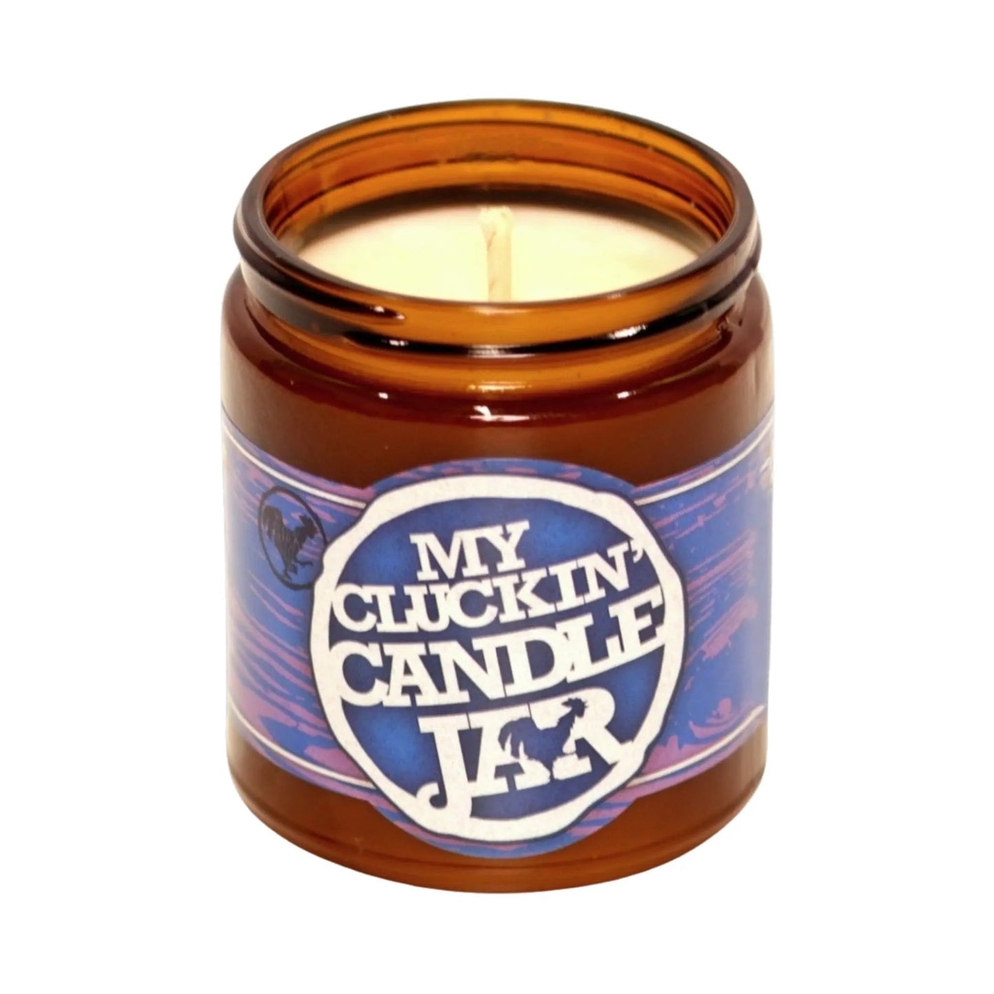 Blue Moon Flower | My Cluckin’ Candle Jar