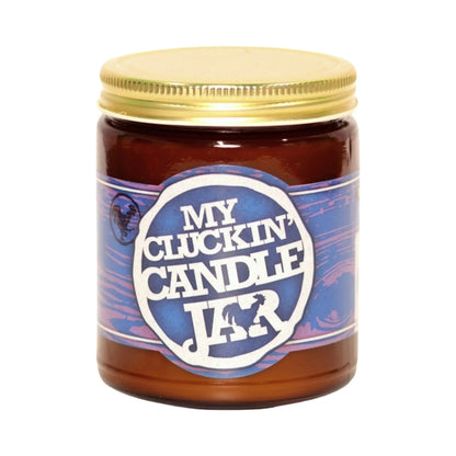 Blue Moon Flower | My Cluckin’ Candle Jar