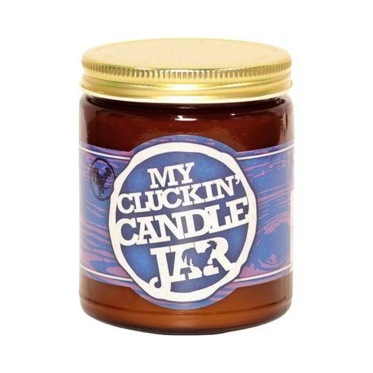 Blue Moon Flower | My Cluckin’ Candle Jar