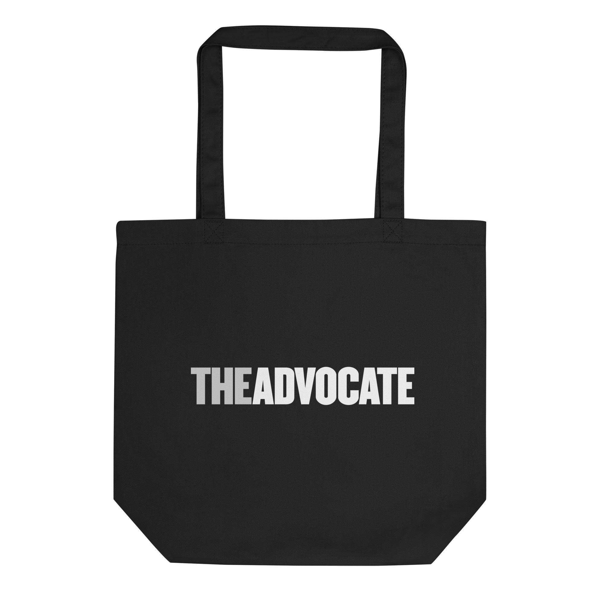 The Advocate Eco Tote Bag (White/Gray)