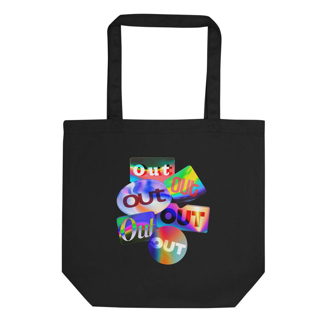 Out Stickers Eco Tote Bag