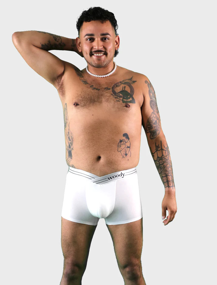 luxury V shape underwear White