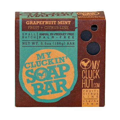 Grapefruit Mint | My Cluckin' Soap Bar