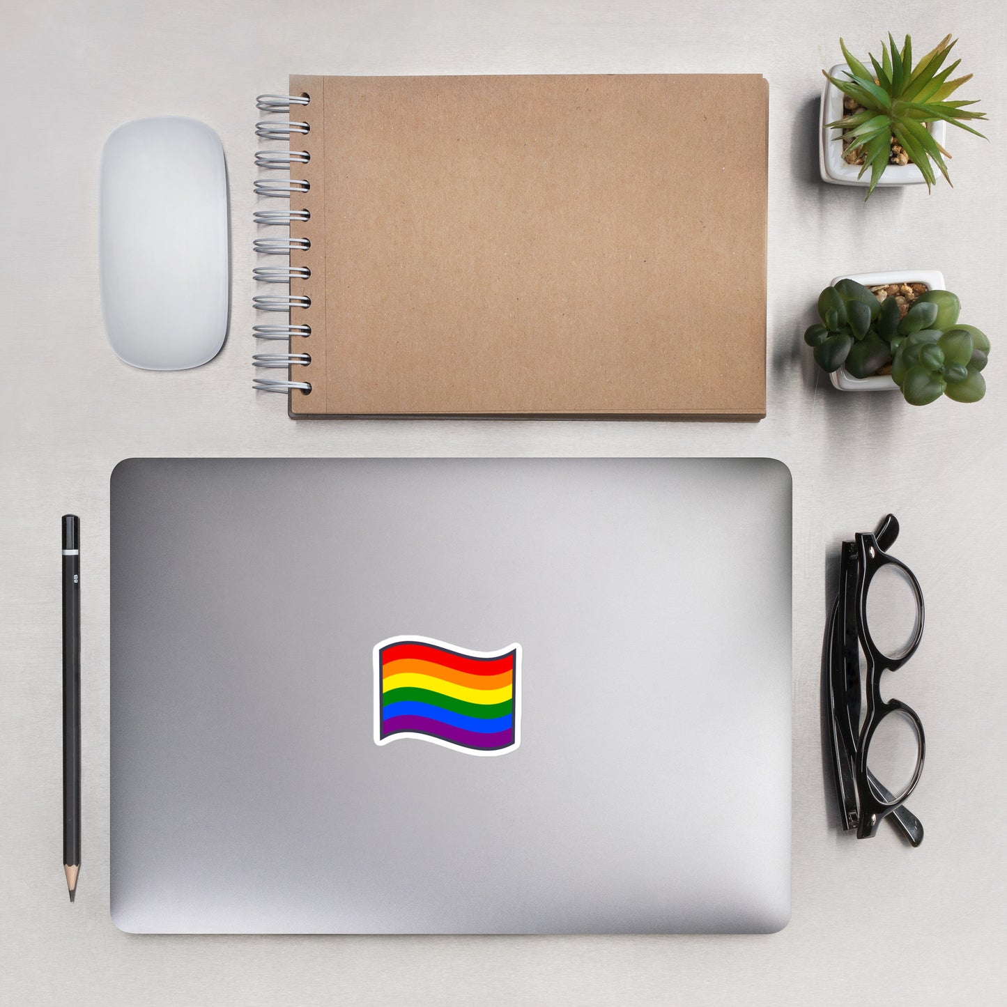 PRIDE FLAG - Bubble-free stickers