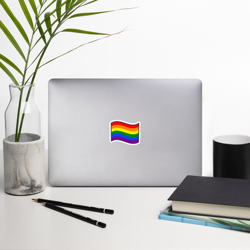 PRIDE FLAG - Bubble-free stickers