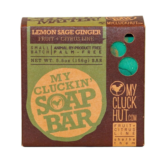 Lemon Sage Ginger | My Cluckin' Soap Bar