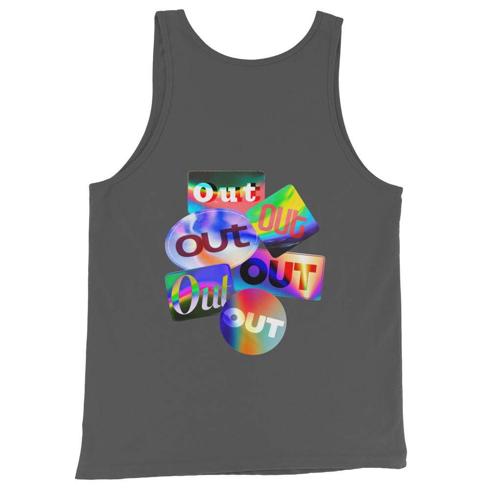 Out Stickers Tank Top