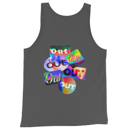 Out Stickers Tank Top