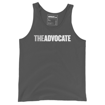 The Advocate Tank Top (White/Gray)