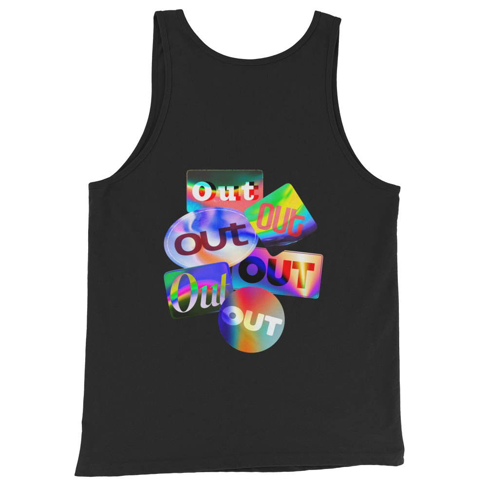 Out Stickers Tank Top