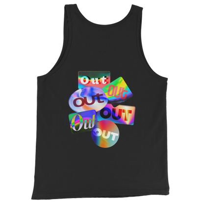 Out Stickers Tank Top