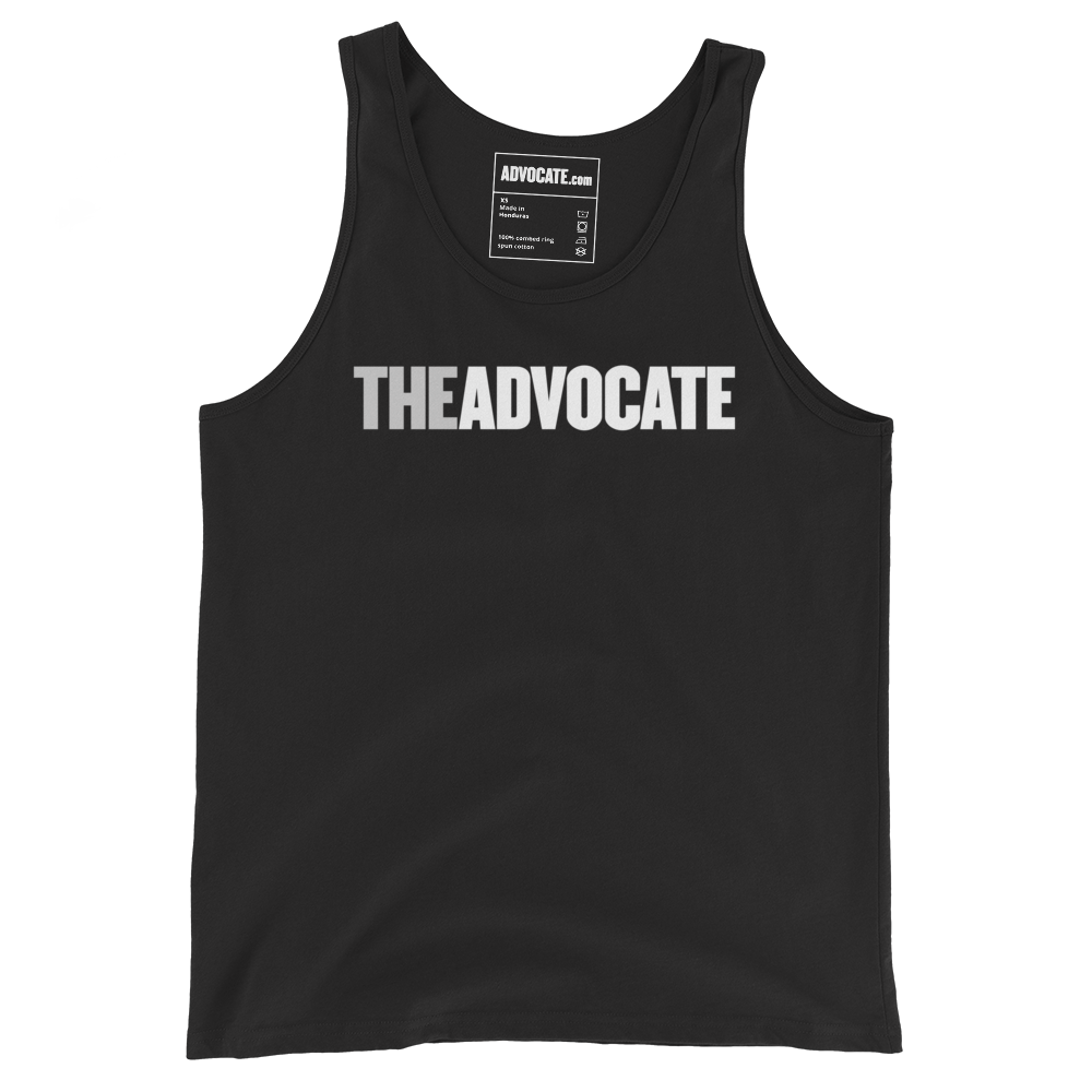 The Advocate Tank Top (White/Gray)