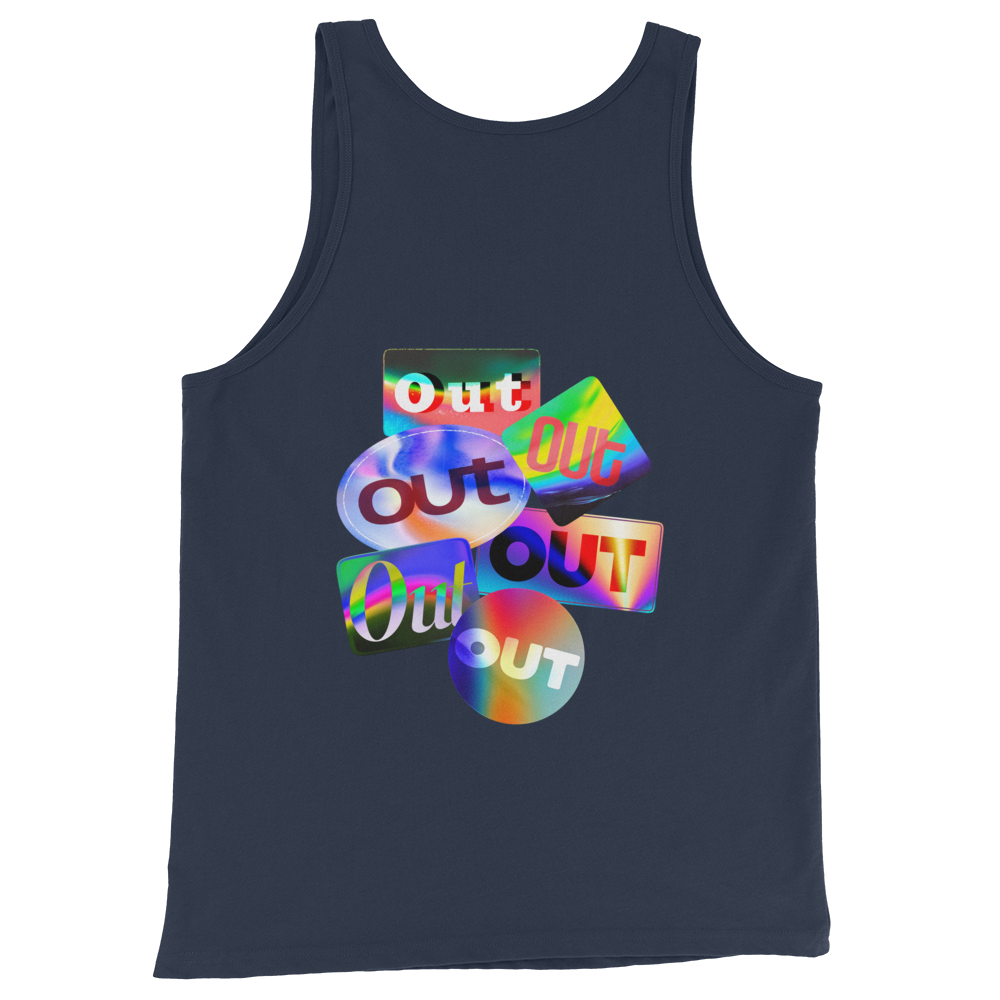 Out Stickers Tank Top