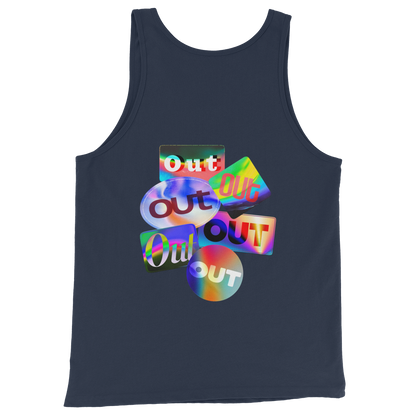 Out Stickers Tank Top