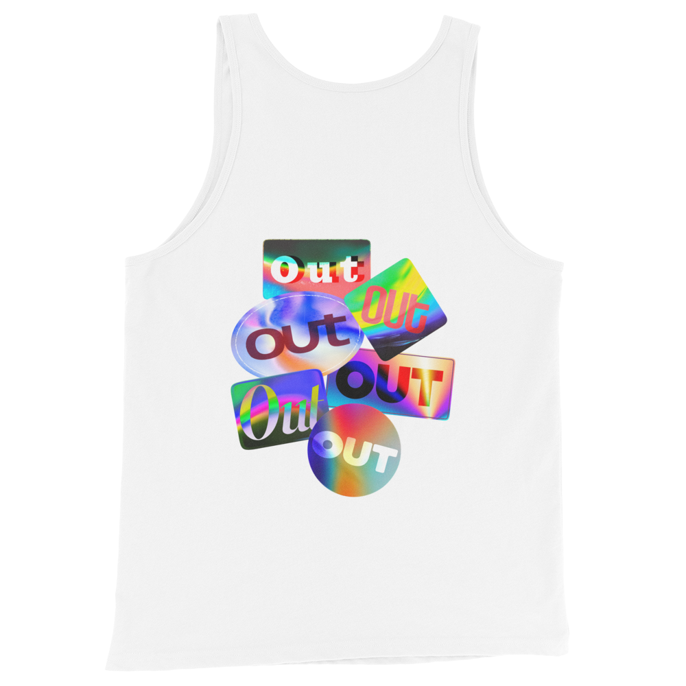 Out Stickers Tank Top