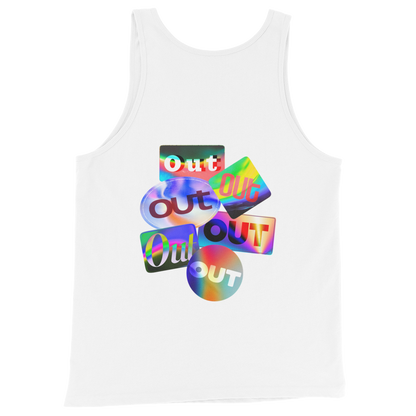 Out Stickers Tank Top