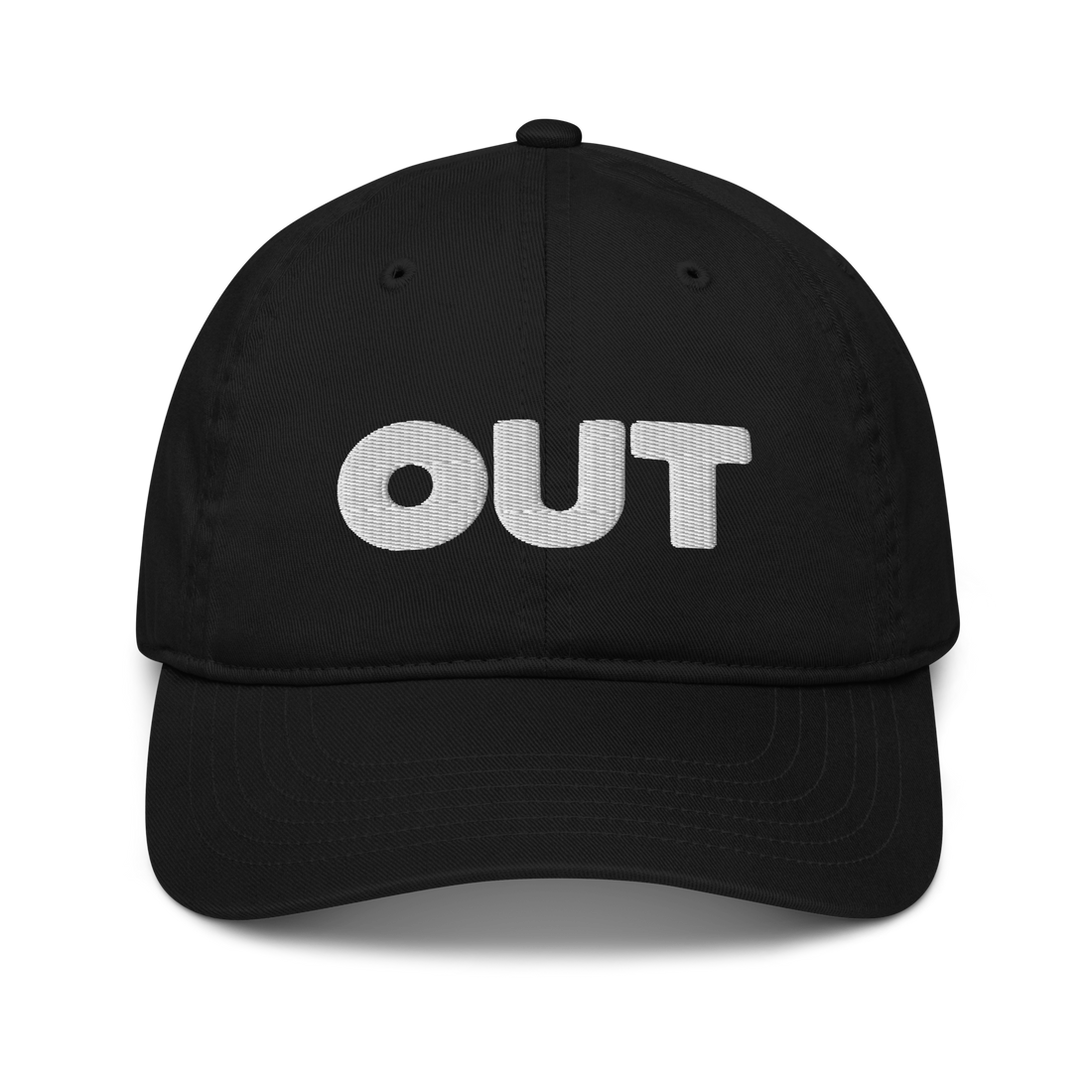 Out Organic Dad Hat (White Logo)