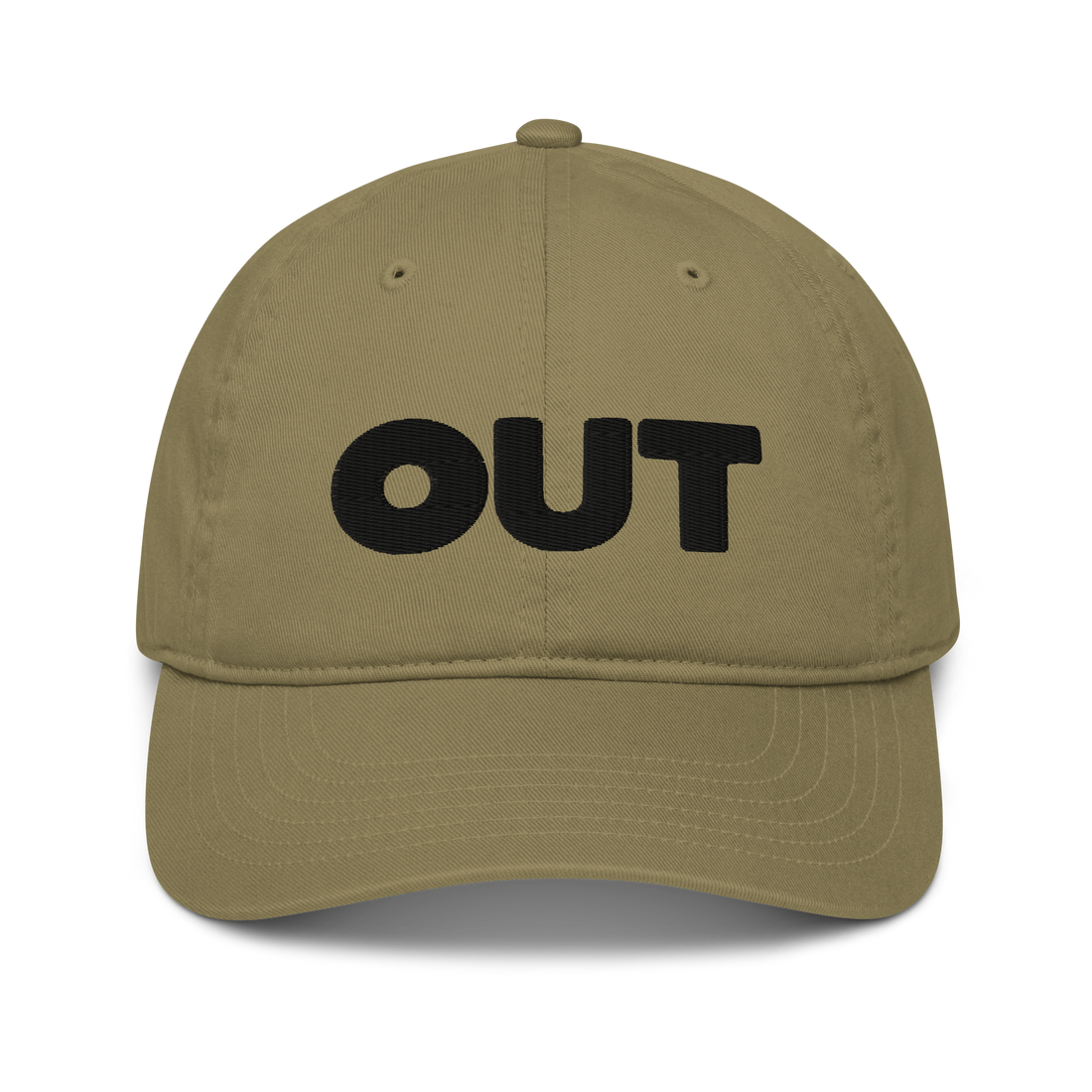 Out Organic Dad Hat (Black Logo)