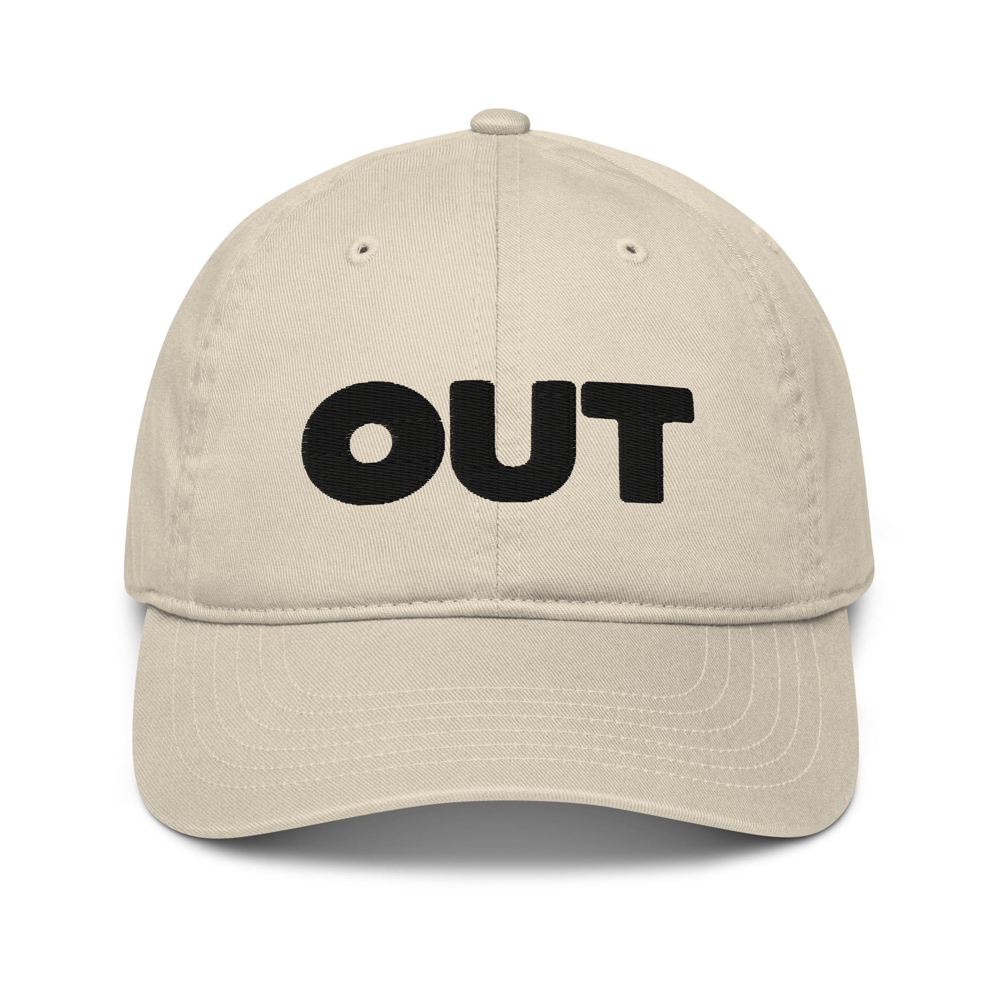 Out Organic Dad Hat (Black Logo)