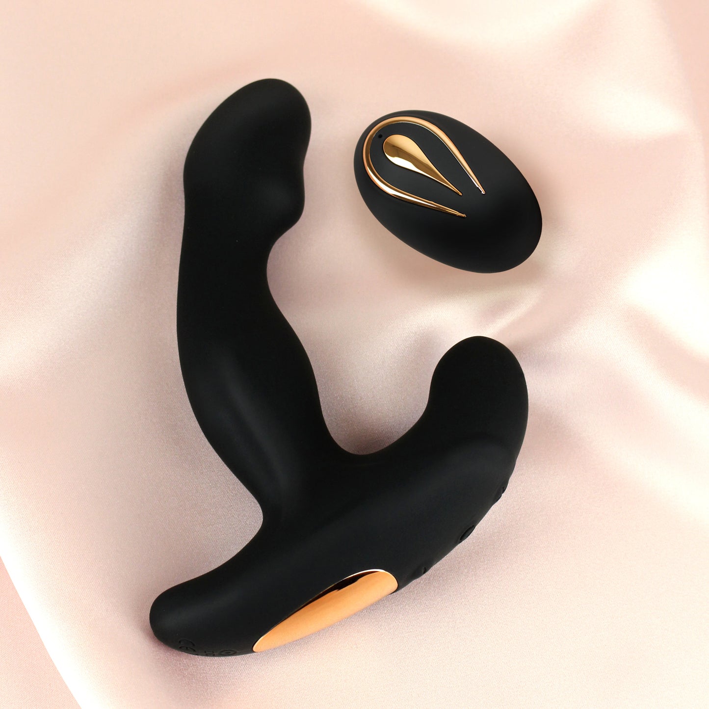 Owen - Prostate Massager with remote control Black The Pride Store Owen - Prostate Massager with remote control Black The Pride Store