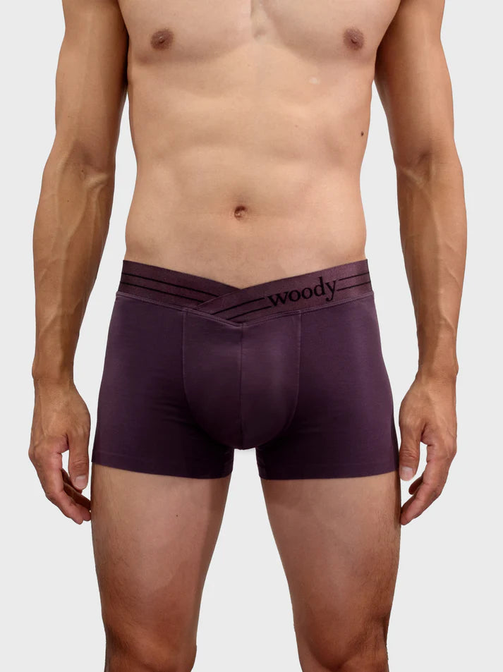 luxury V shape underwear ~ Dark Red