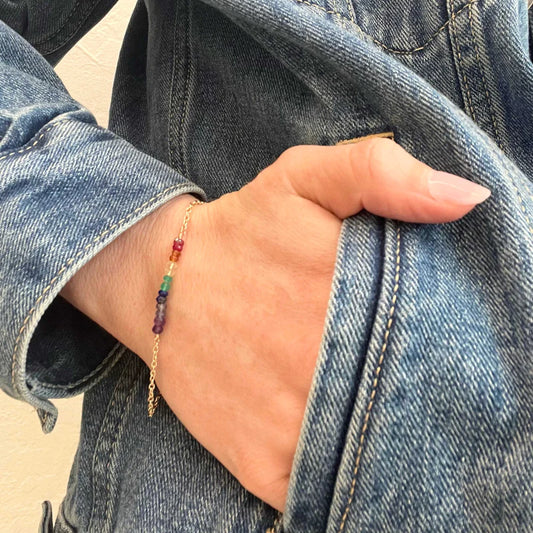 Rainbow Gem Bracelet