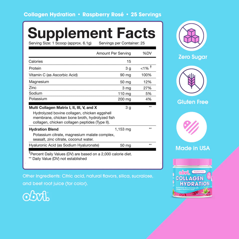 Collagen® Hydration - Raspberry Rosé