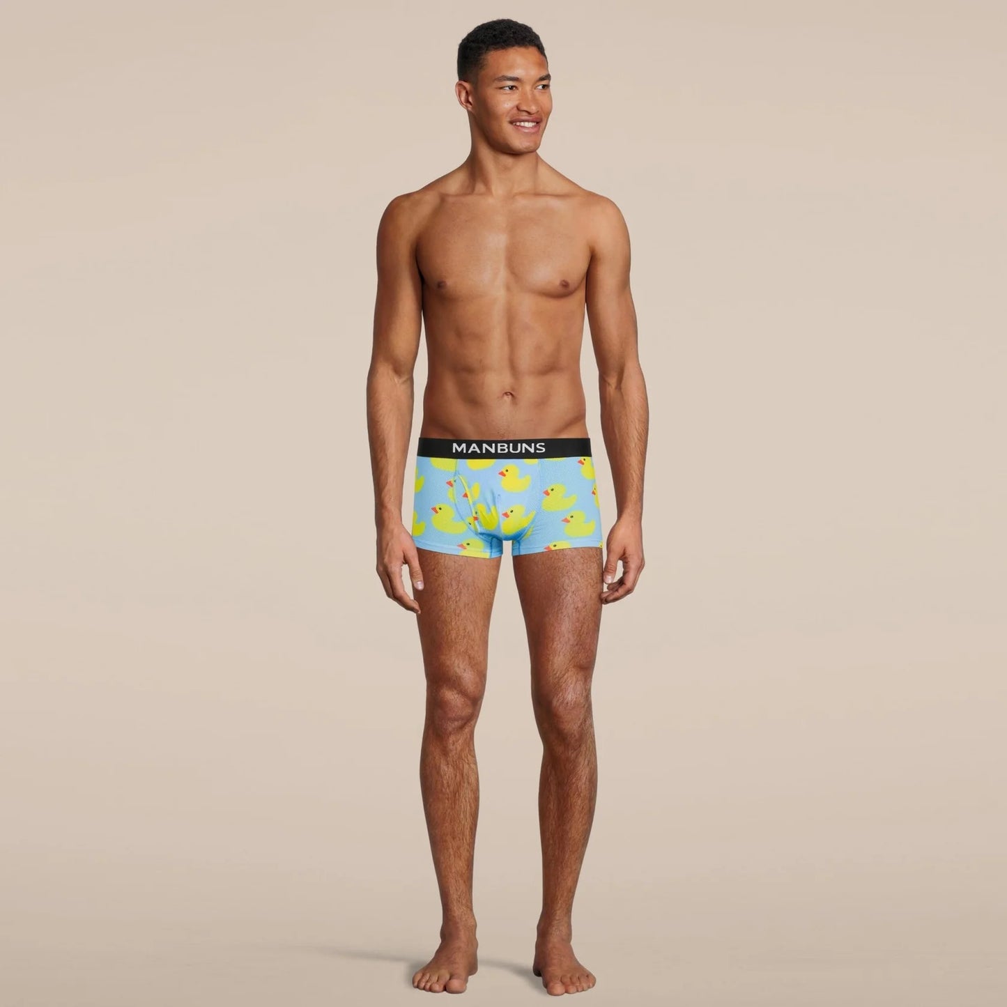 Men's Rubber Duck Boxer Trunk Underwear with Pouch