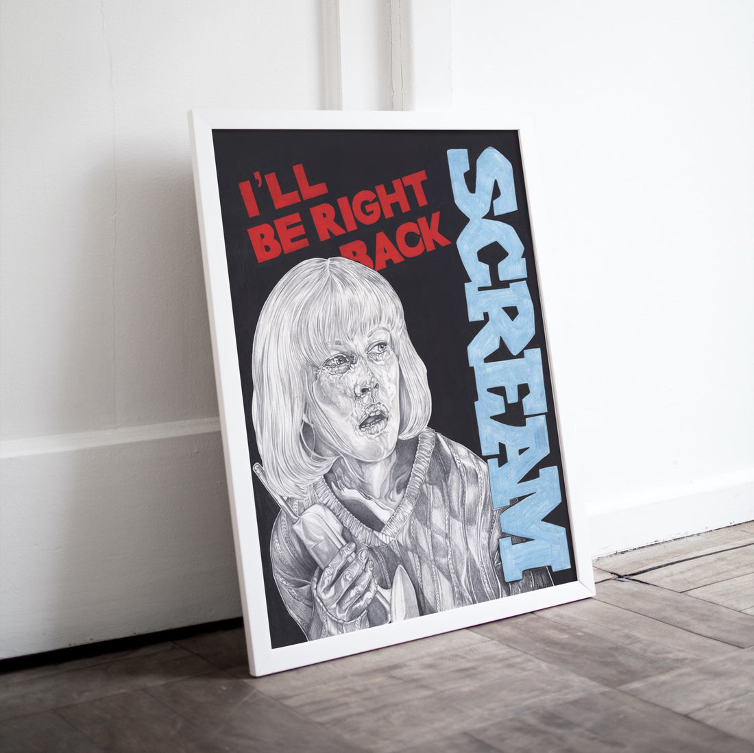 Scream print 12 x 16