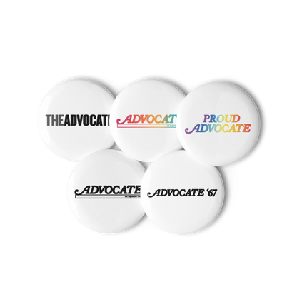 The Advocate Set of Pin Buttons