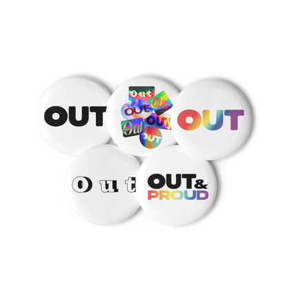 The Out Set of Pin Buttons