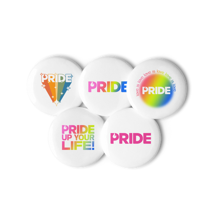 Pride Set of pin buttons