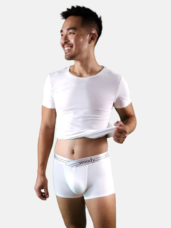 luxury V shape underwear White