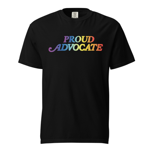 Proud Advocate Unisex Garment-dyed Heavyweight T-shirt