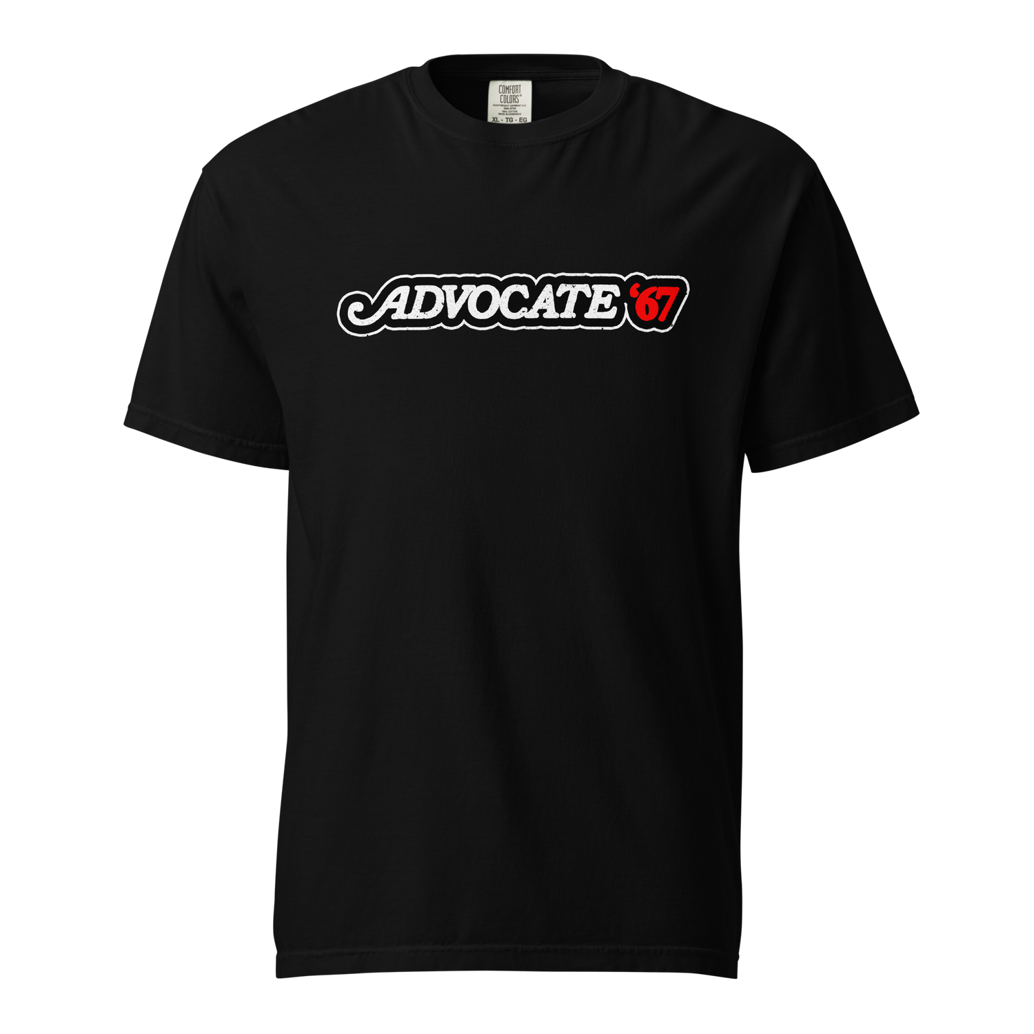 The Advocate ‘67 Unisex Garment-dyed Heavyweight T-shirt (Red)