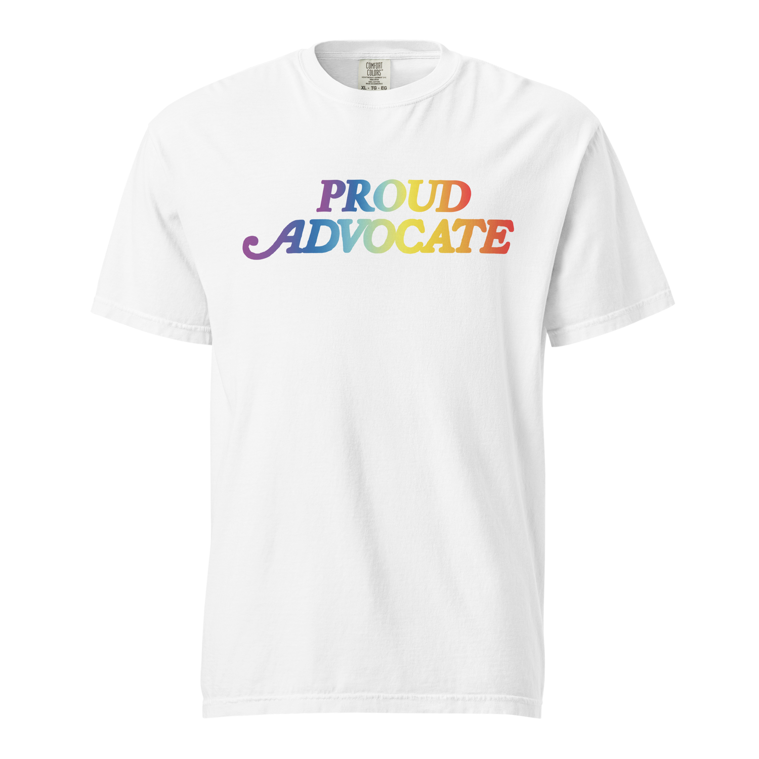 Proud Advocate Unisex Garment-dyed Heavyweight T-shirt